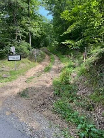 Access road before improvement
