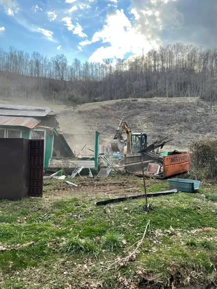 Demolition progress