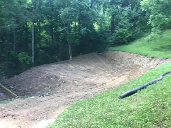 Reshaped slope
