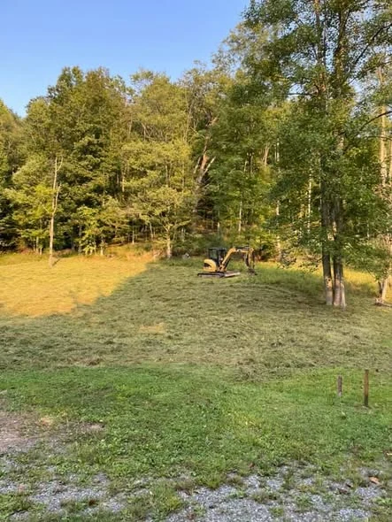 Mowing work